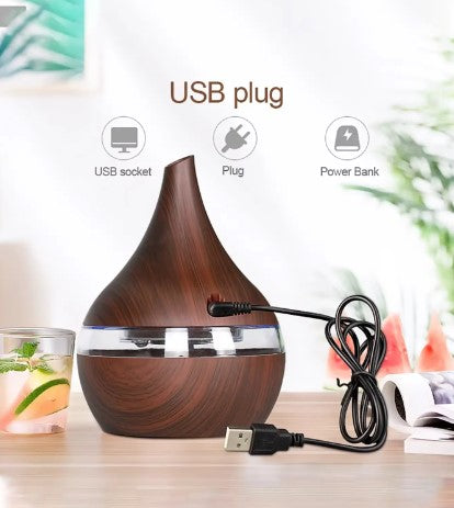 Humidificador Difusor Caoba