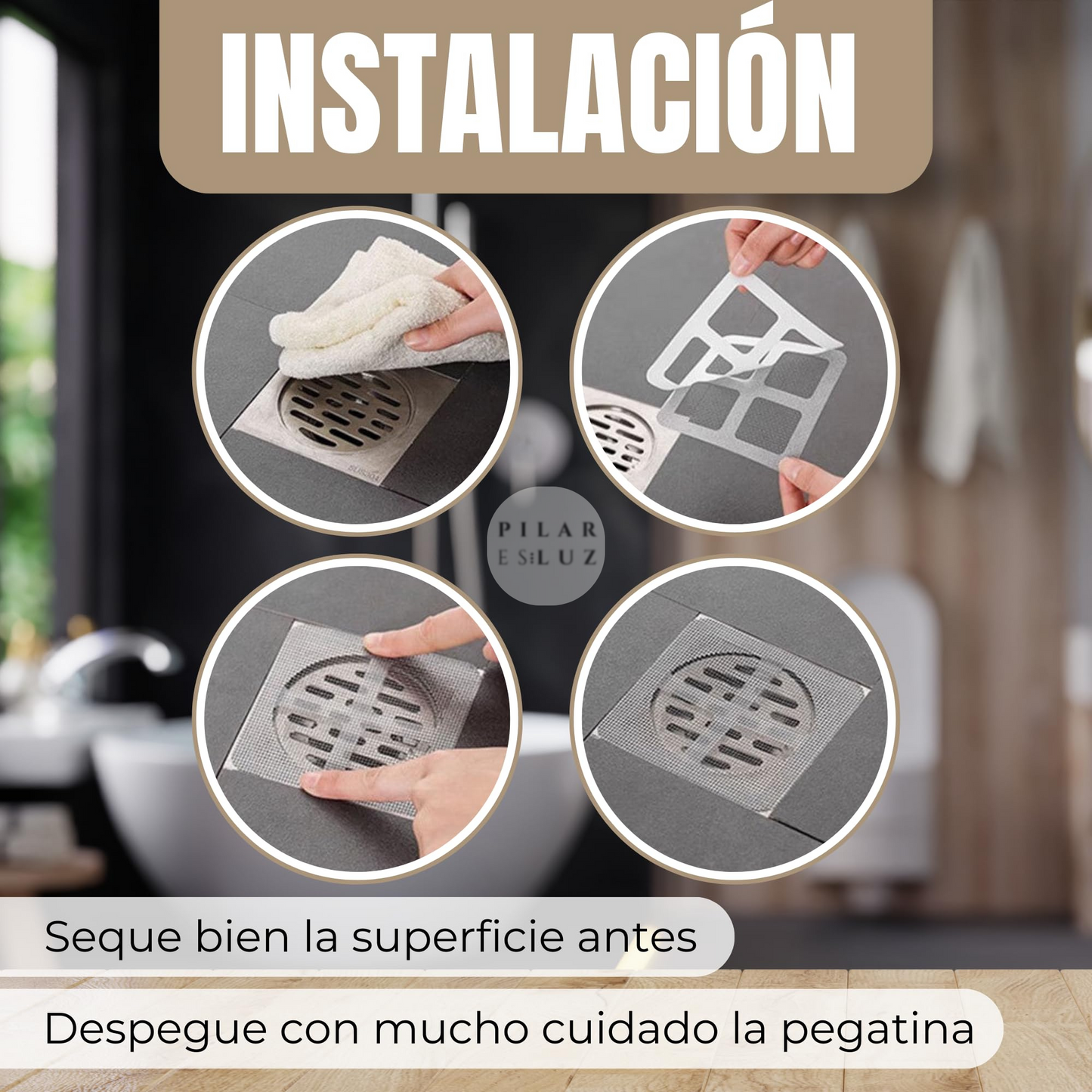 Set 20 Filtros de malla autoadhesiva