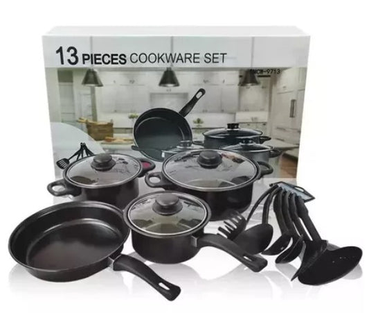 Juego De Ollas y Utensilios de Cocina