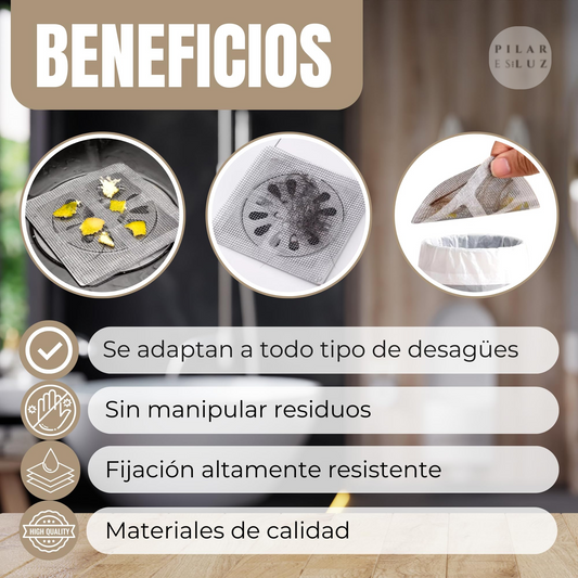 Set 20 Filtros de malla autoadhesiva